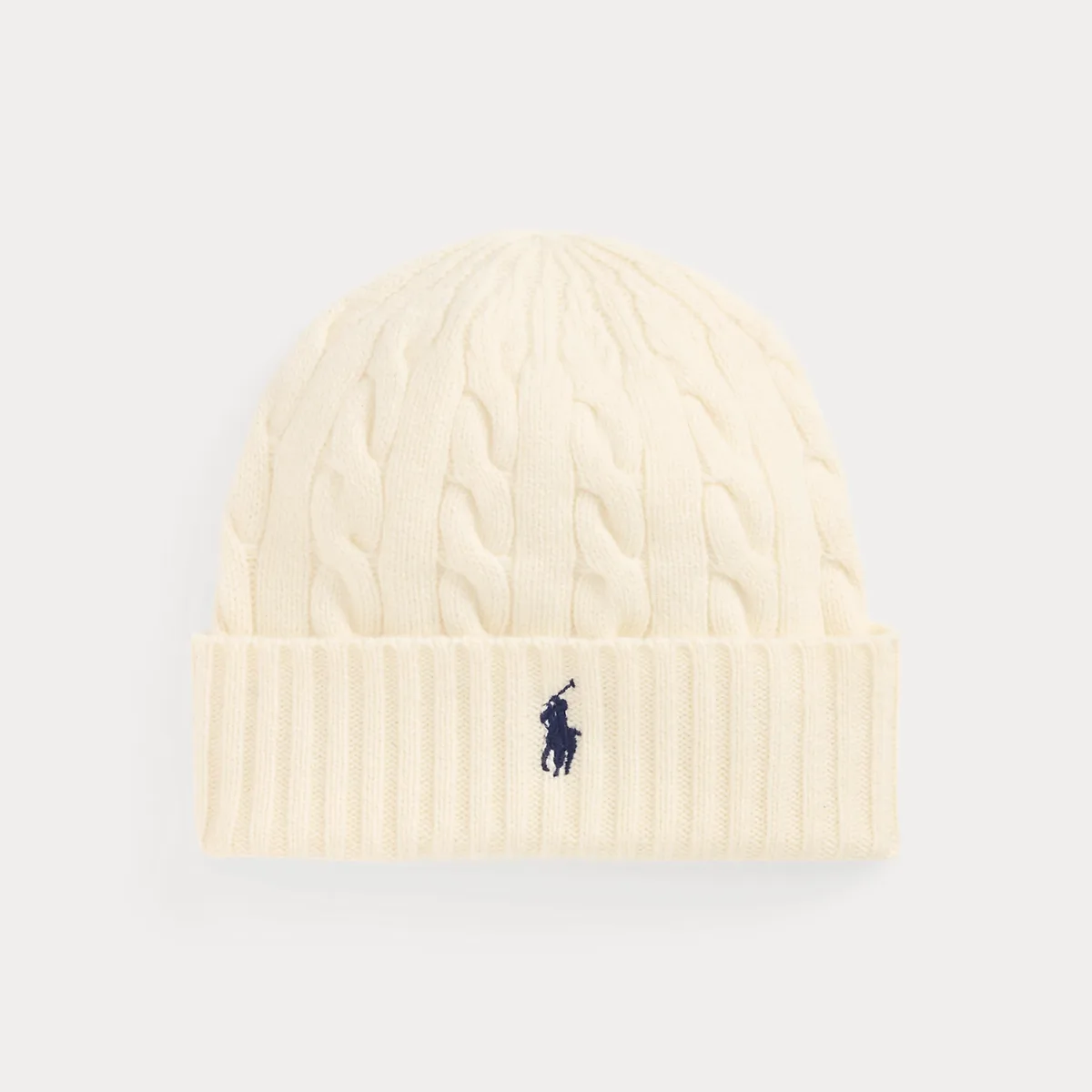 Cable-Knit Wool-Cashmere Beanie by Ralph Lauren