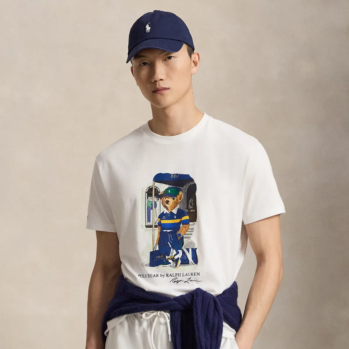 US Open Classic Fit Polo Bear T-Shirt by Ralph Lauren