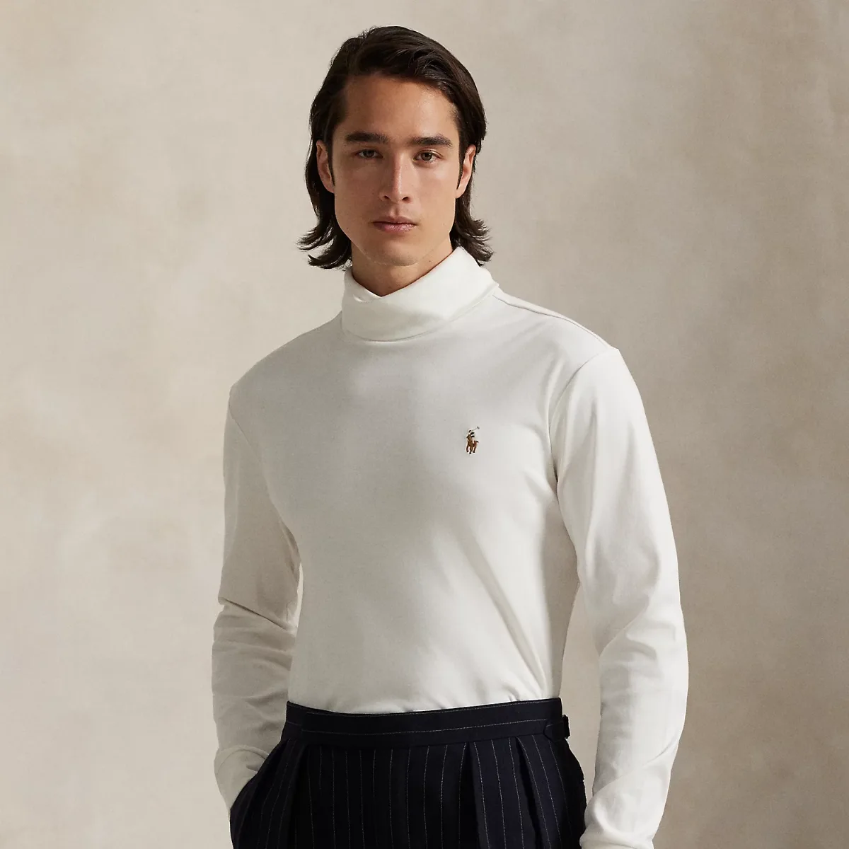 Soft Cotton Turtleneck by Ralph Lauren