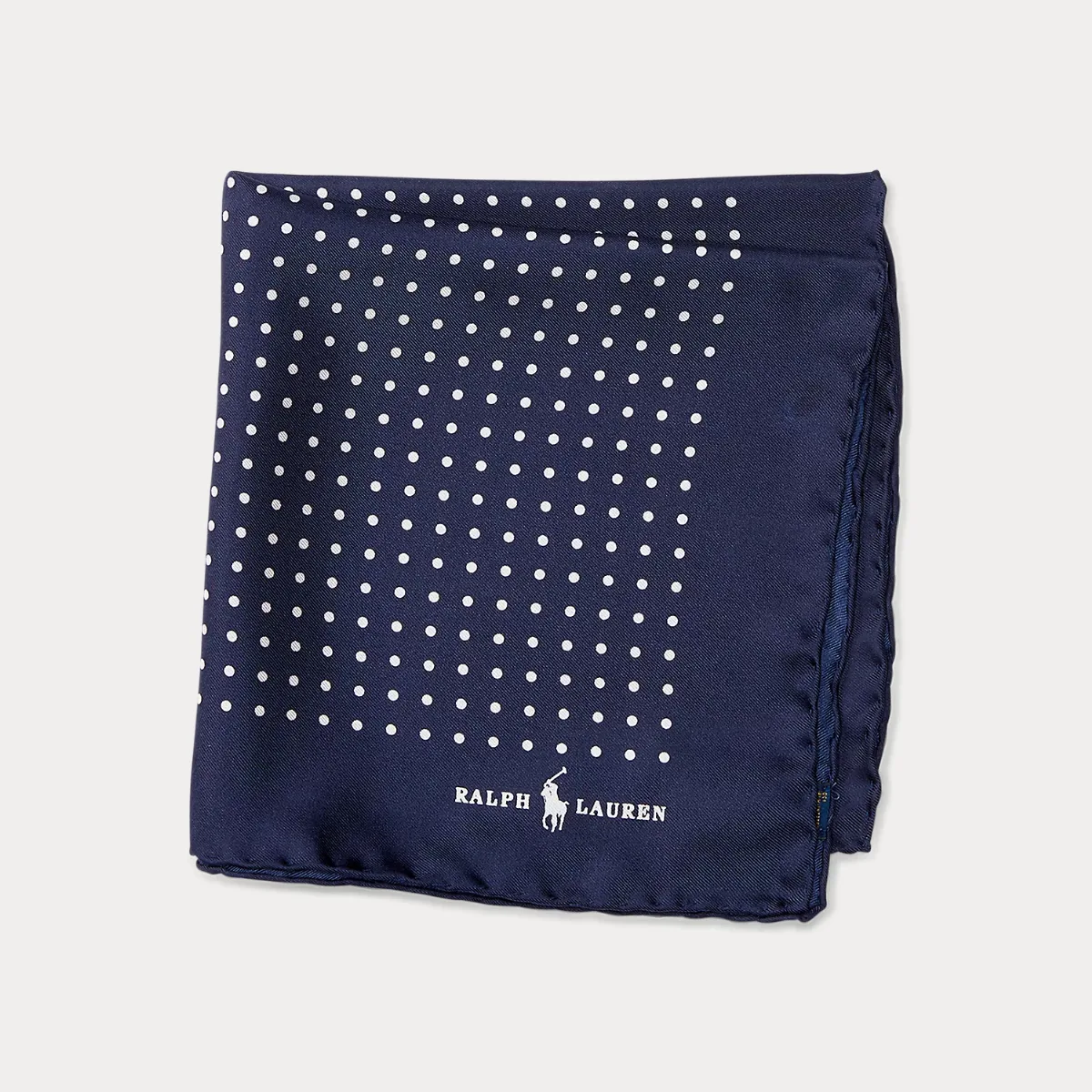 Polka-Dot Silk Pocket Square by Ralph Lauren