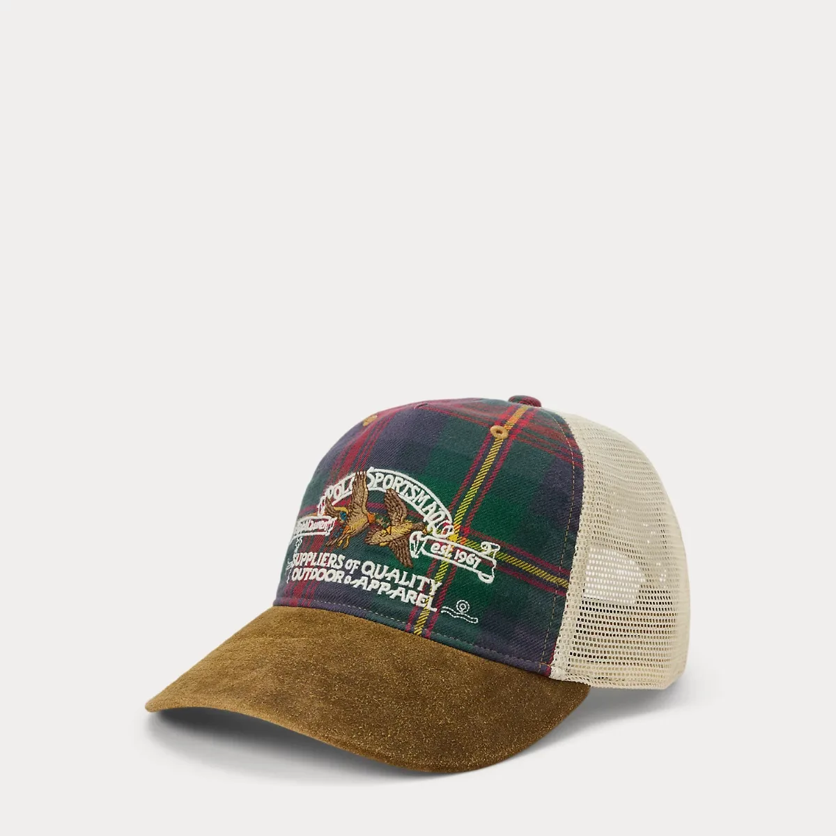 Polo Sportsman Flannel Trucker Cap by Ralph Lauren