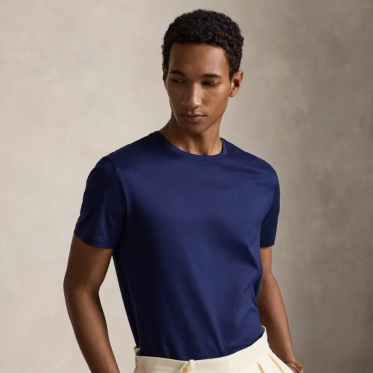 Standard Fit Lisle T-Shirt by Ralph Lauren