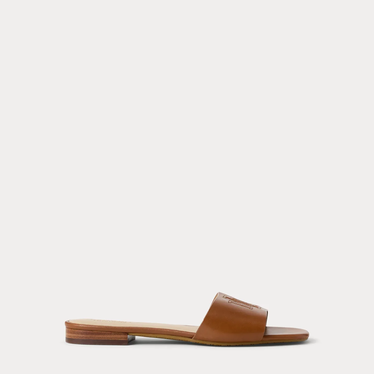 Everley Calfskin Slide Sandal by Ralph Lauren