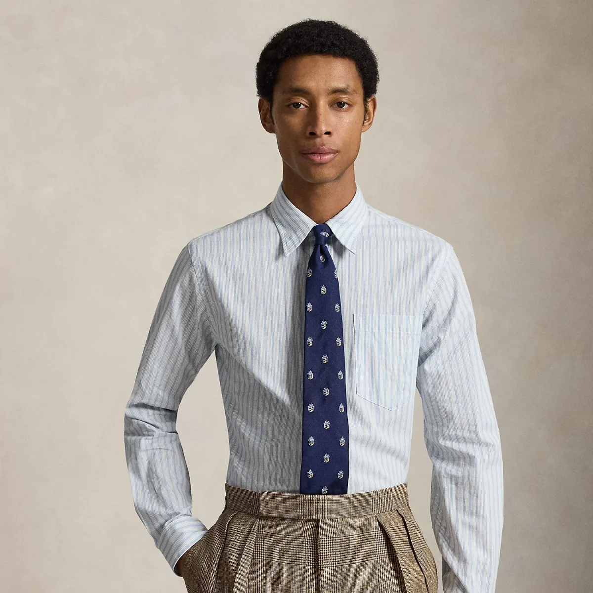 Custom Fit Striped Woven Shirt by Ralph Lauren