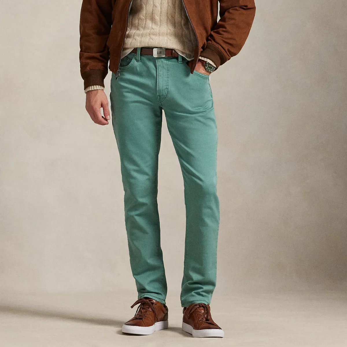 Sullivan Slim Knitlike Chino Pant by Ralph Lauren