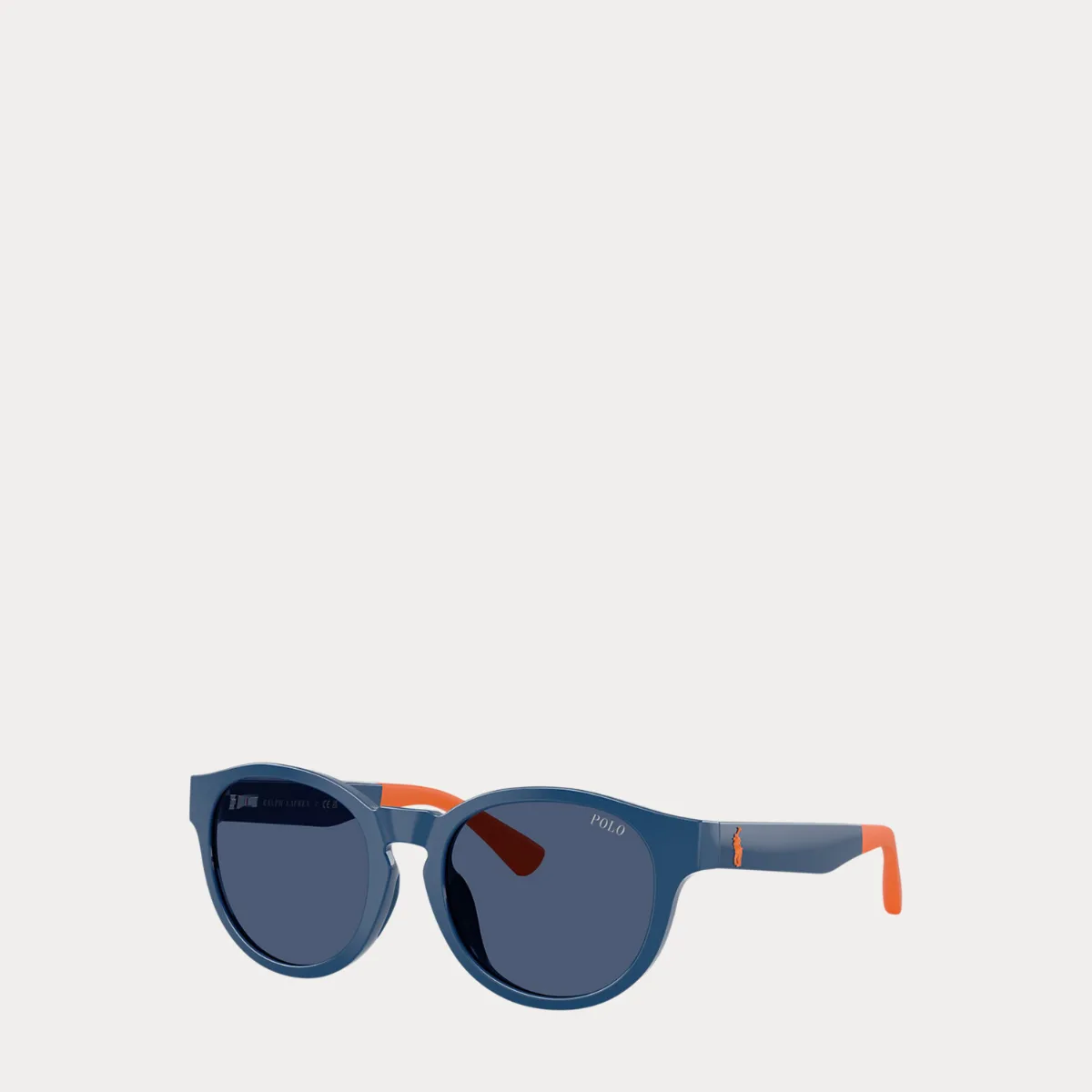 Two-Toned-Temple Round Sunglasses by Ralph Lauren