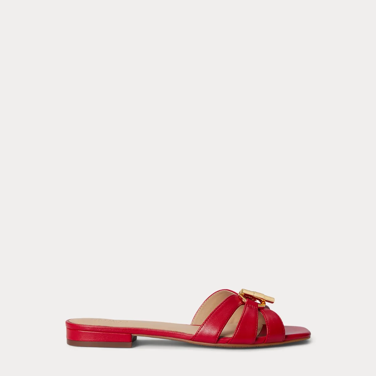 Blaike Nappa Leather Slide Sandal by Ralph Lauren