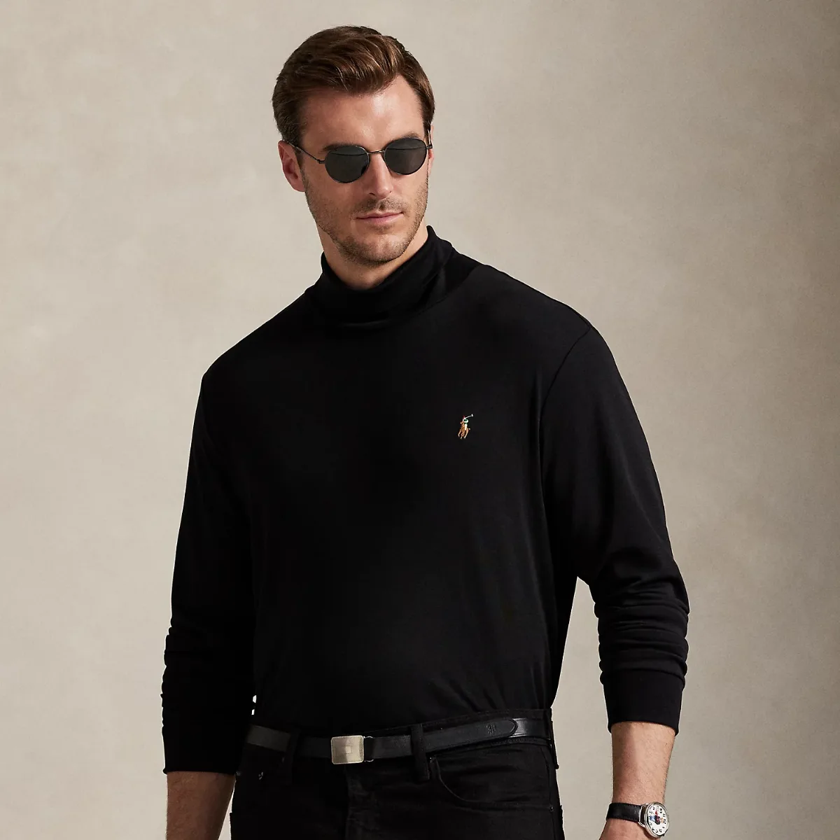 Soft Cotton Turtleneck by Ralph Lauren
