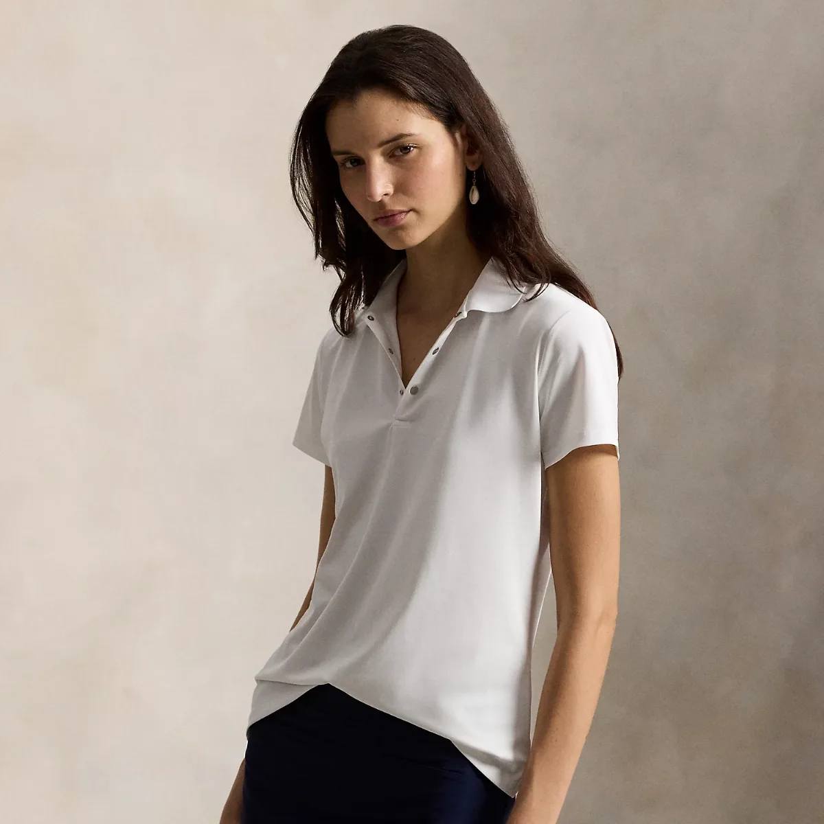 Tailored Fit Piqué Polo Shirt by Ralph Lauren