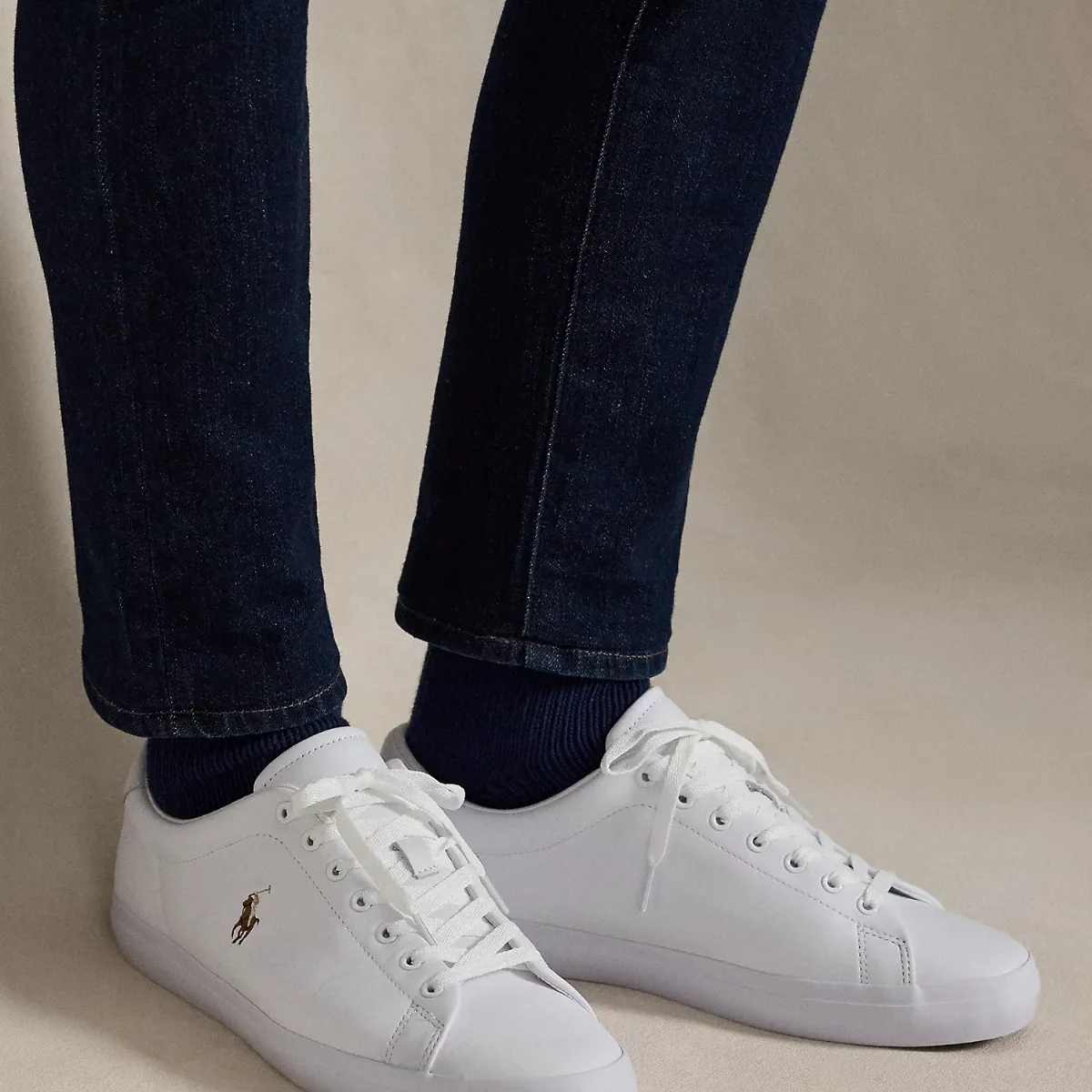 Longwood Leather Sneaker by Ralph Lauren