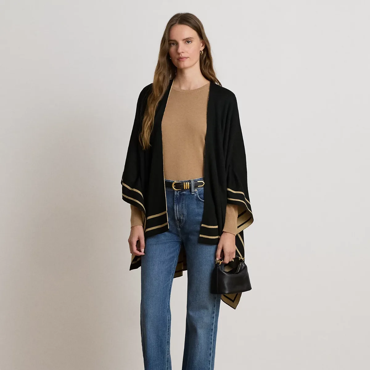 Two-Tone Ruana by Ralph Lauren