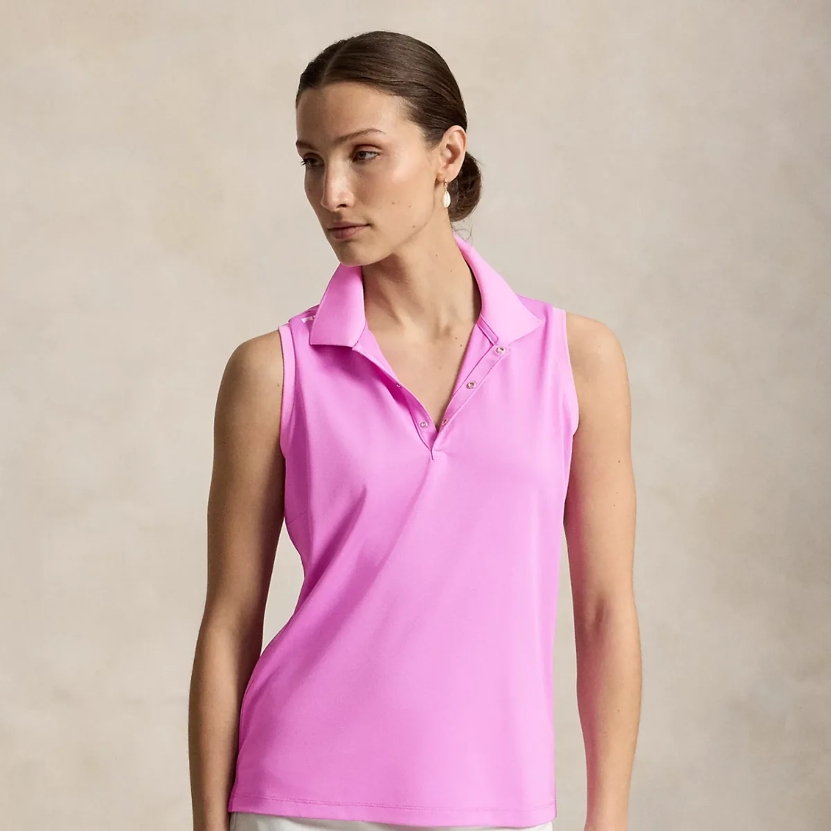 Classic Fit Sleeveless Polo Shirt by Ralph Lauren