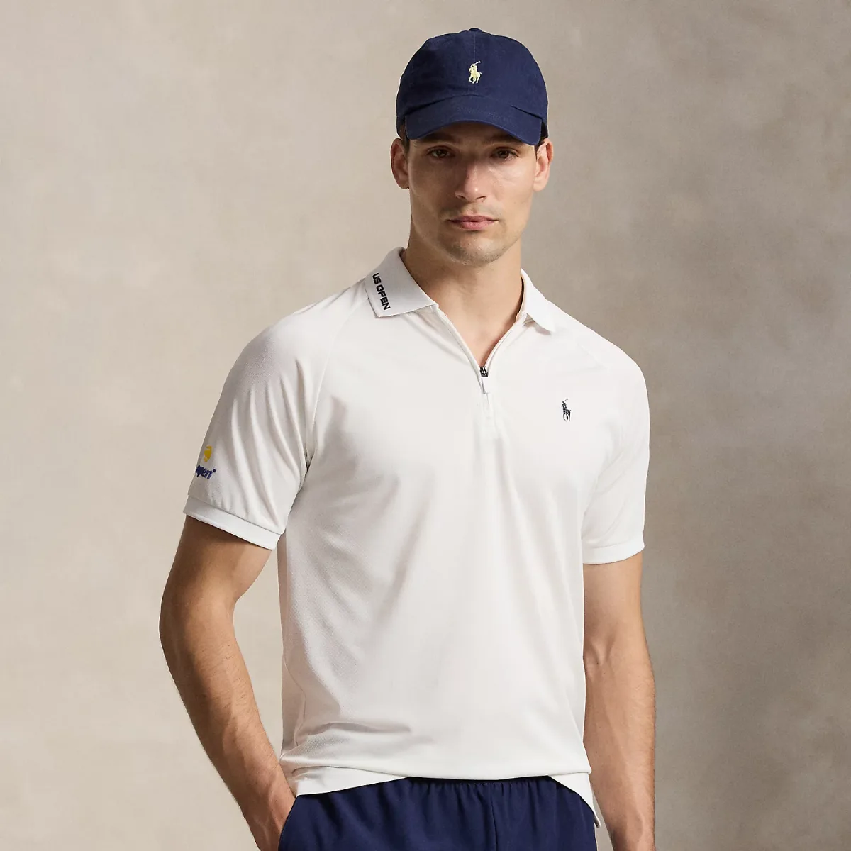 US Open Performance Zip Polo Shirt by Ralph Lauren