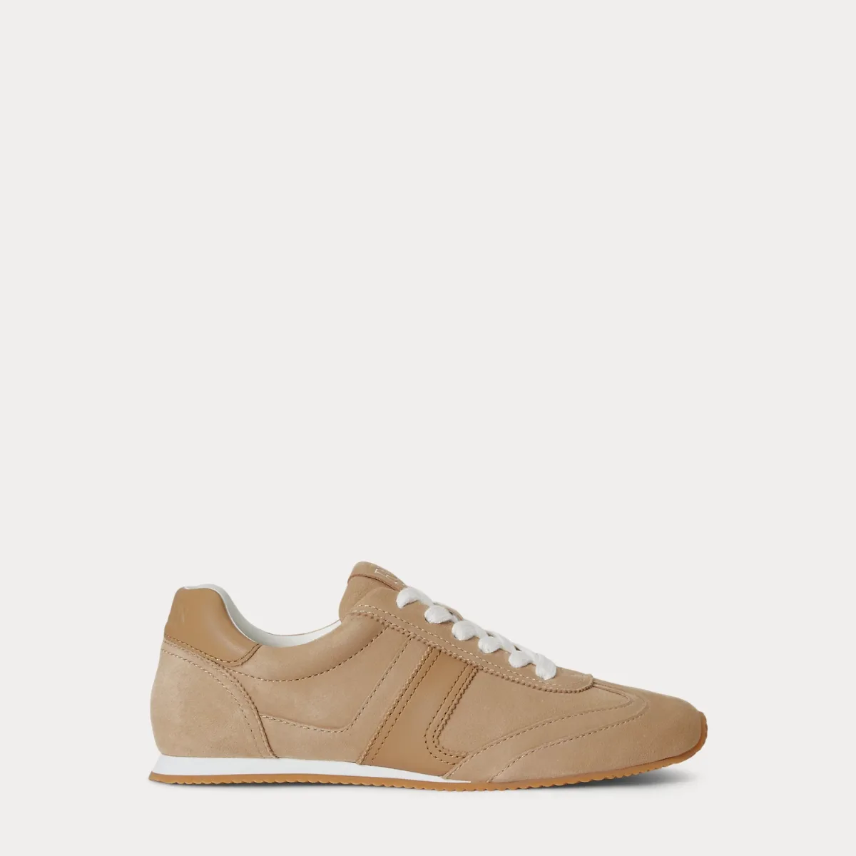 Dani Suede & Leather Low-Profile Sneaker by Ralph Lauren
