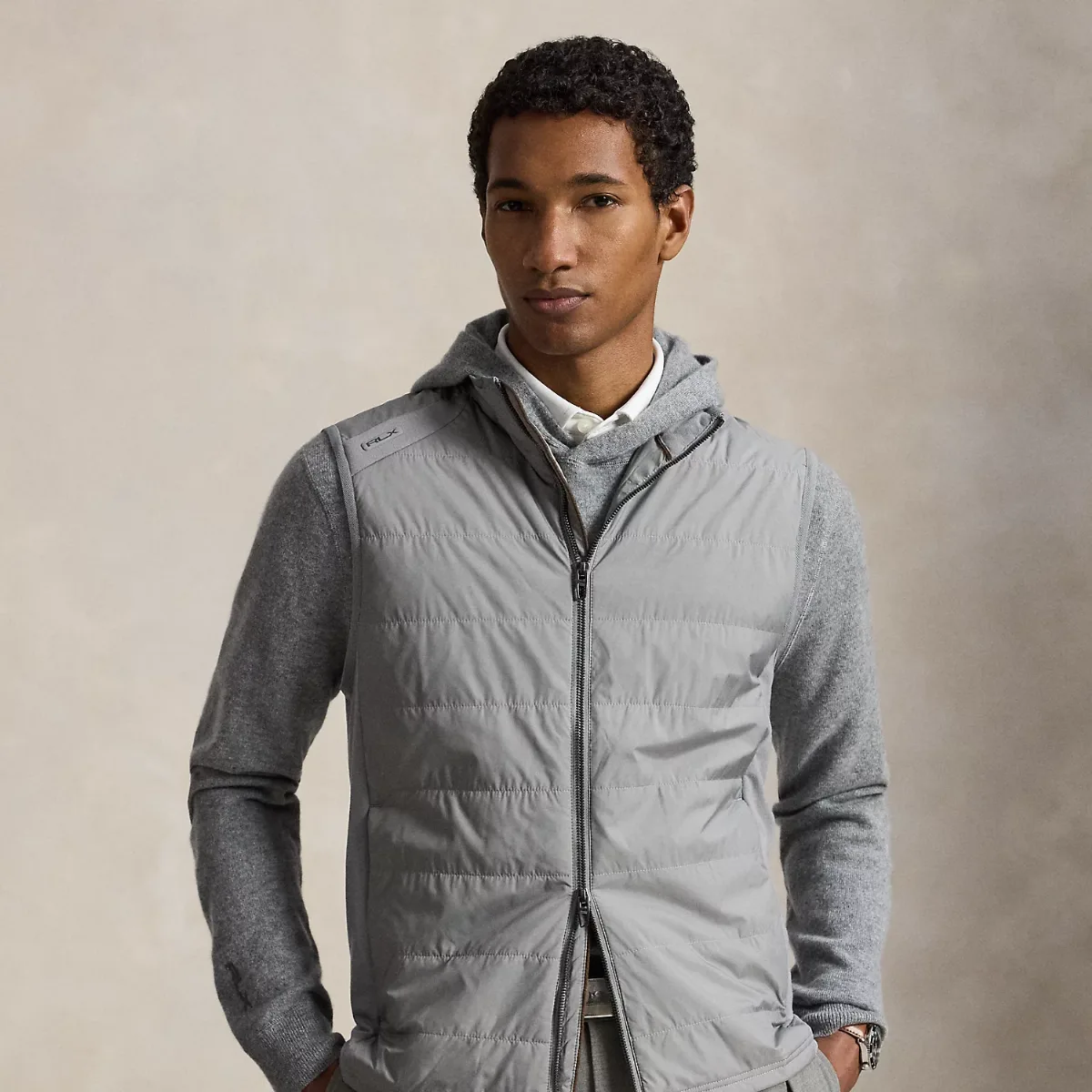 Hybrid Full-Zip Vest