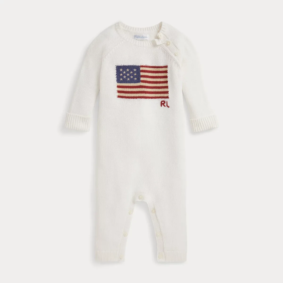 Flag Cotton Coverall by Ralph Lauren