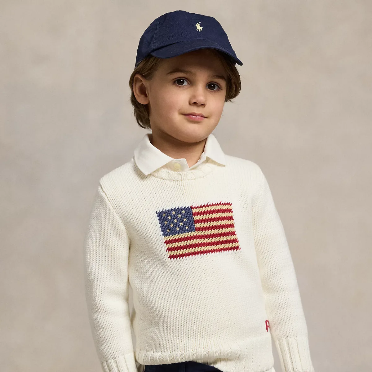 The Iconic Flag Sweater by Ralph Lauren