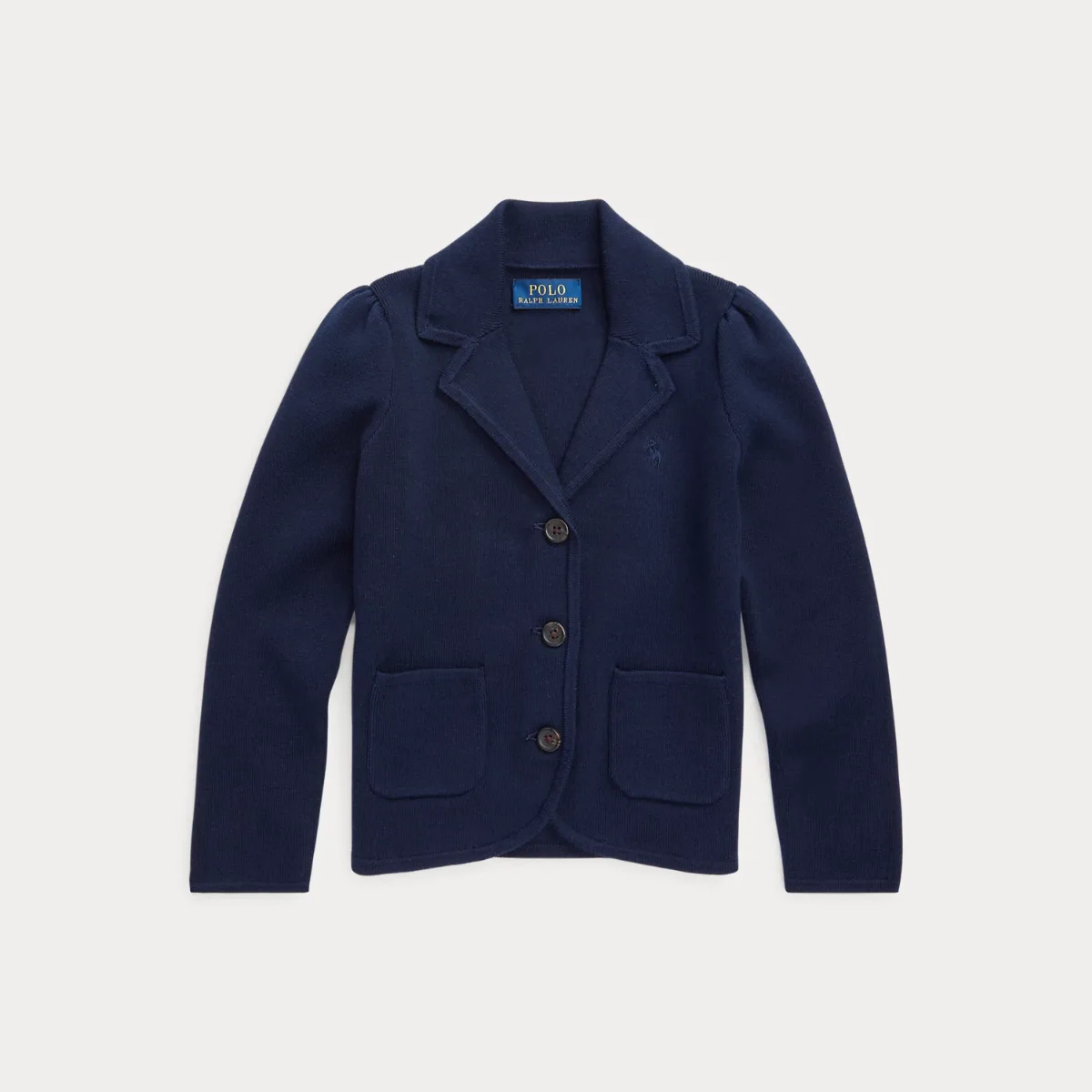 Knit Cotton-Blend Blazer by Ralph Lauren