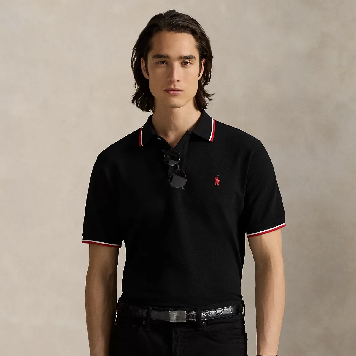 Classic Fit Mesh Polo Shirt by Ralph Lauren
