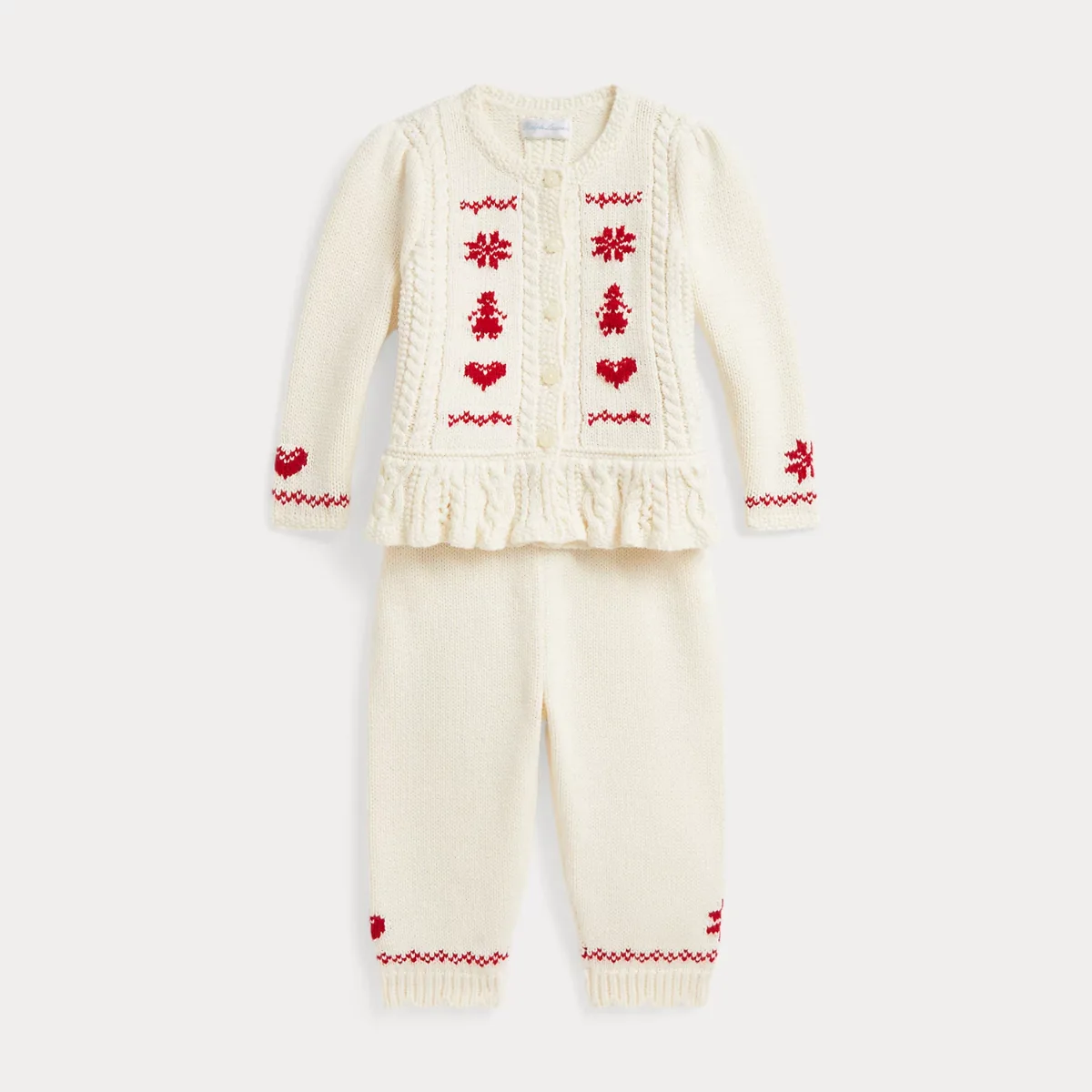 Combed Cotton Sweater & Pant by Ralph Lauren