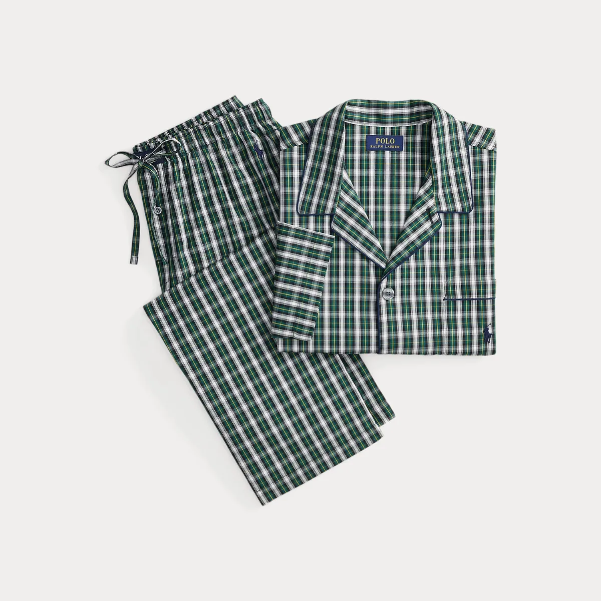 Plaid Cotton Pajama Set by Ralph Lauren