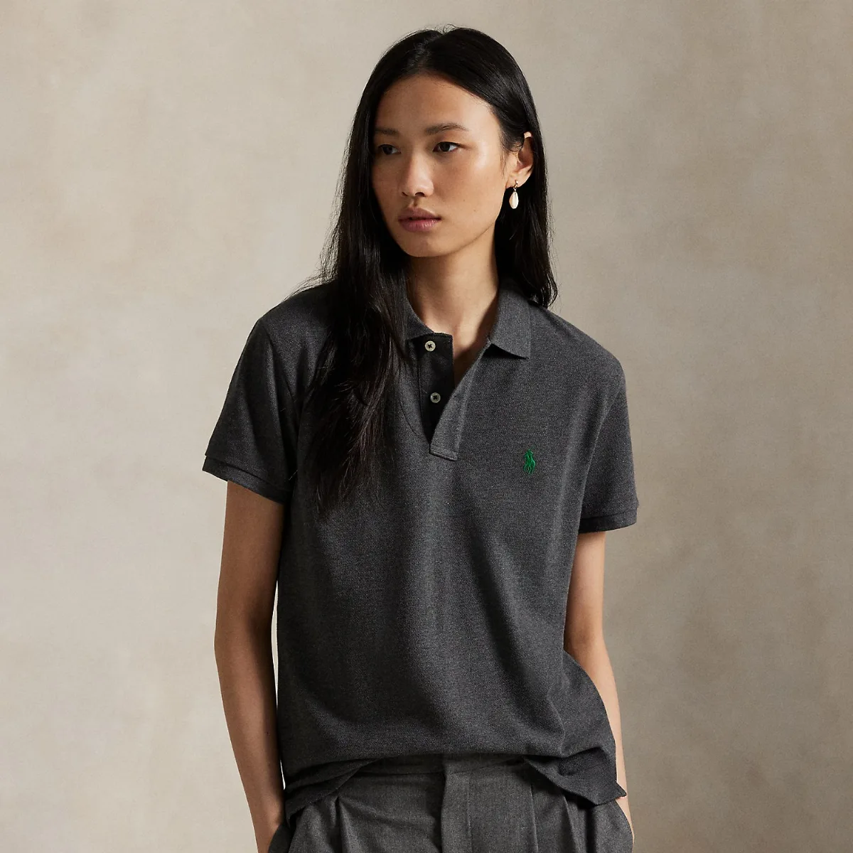 The Iconic Classic Fit Mesh Polo Shirt by Ralph Lauren