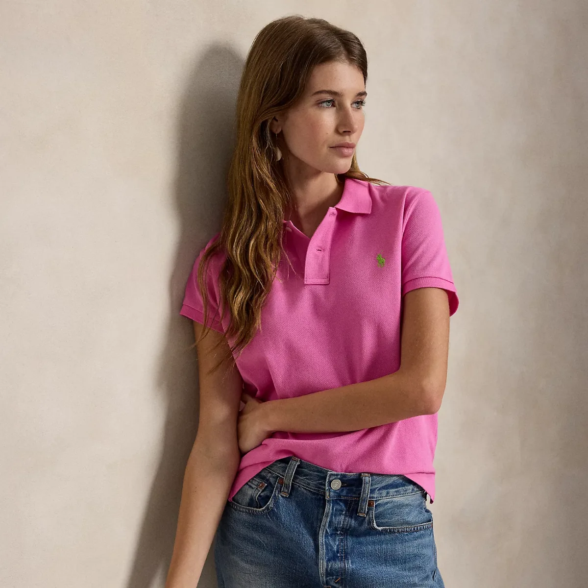 The Iconic Classic Fit Mesh Polo Shirt