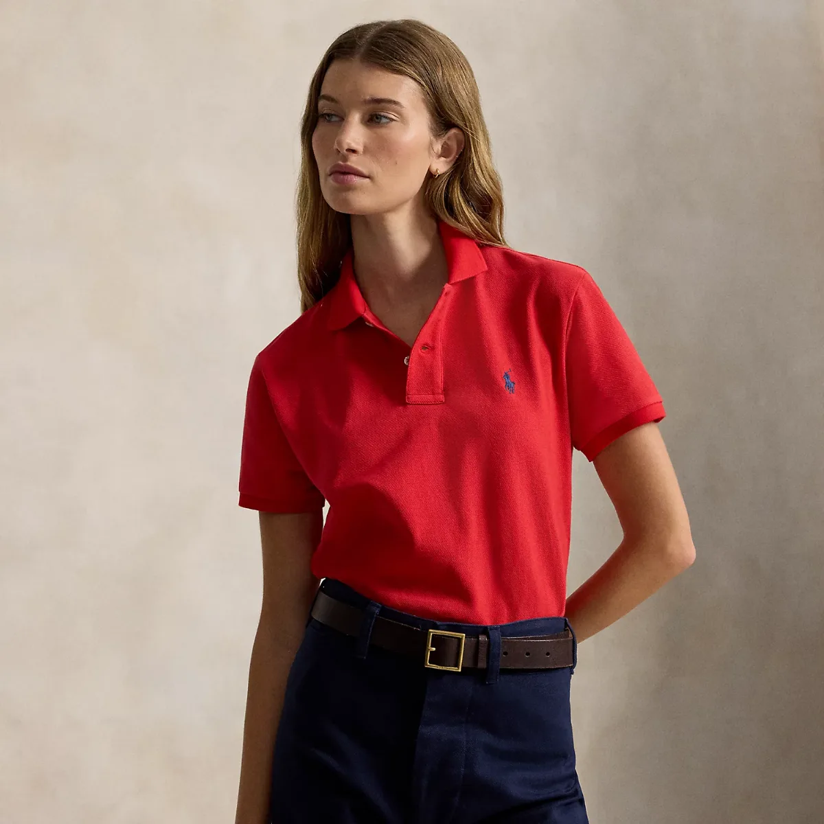 The Iconic Classic Fit Mesh Polo Shirt