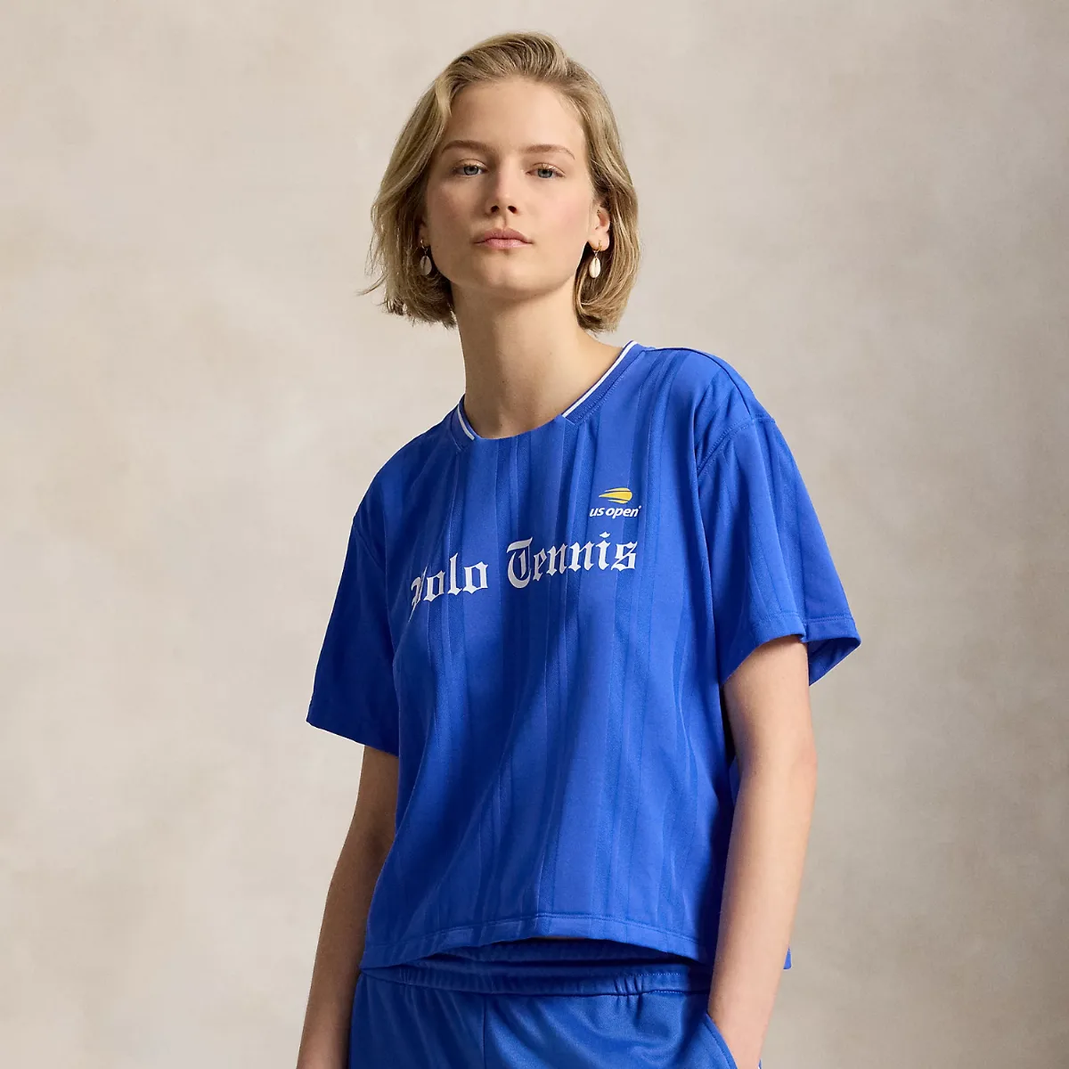 US Open Logo Jacquard Tee by Ralph Lauren