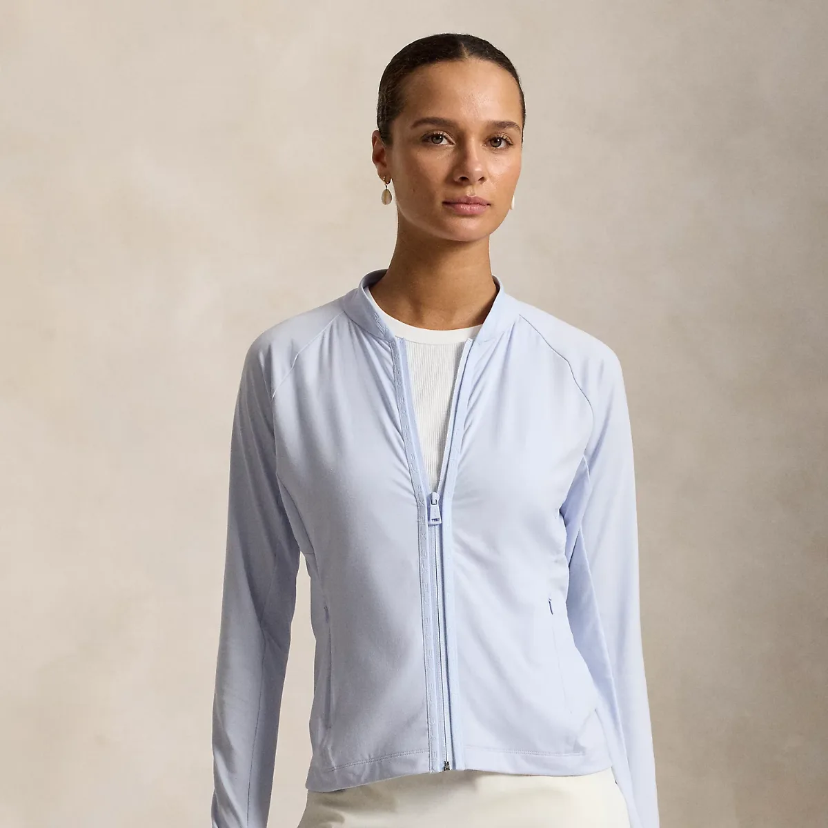 Stretch Jersey Zip Jacket by Ralph Lauren