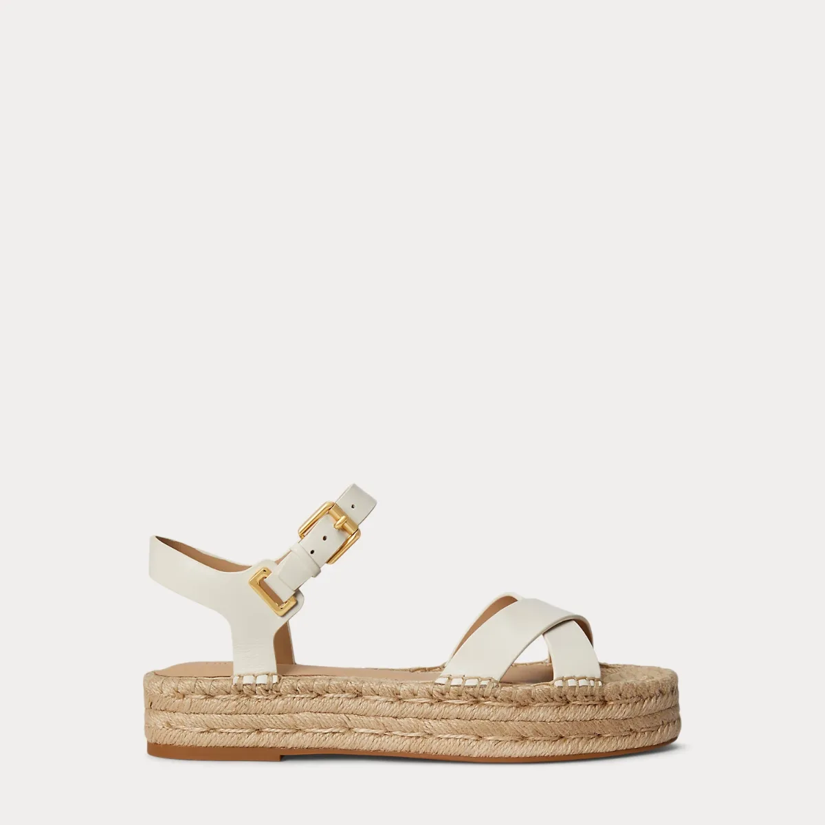 Emeryn Leather Espadrille by Ralph Lauren
