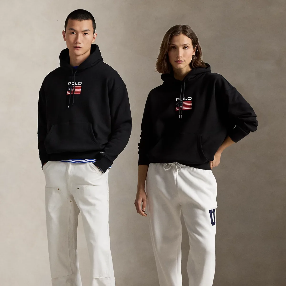 Flag Fleece Hoodie by Ralph Lauren