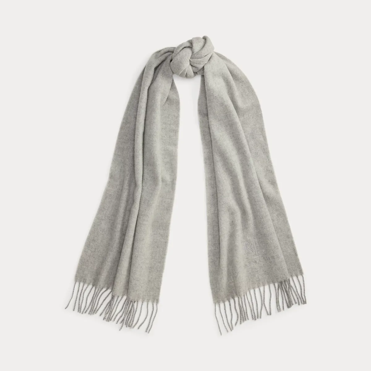 Wool-Cashmere Herringbone Scarf
