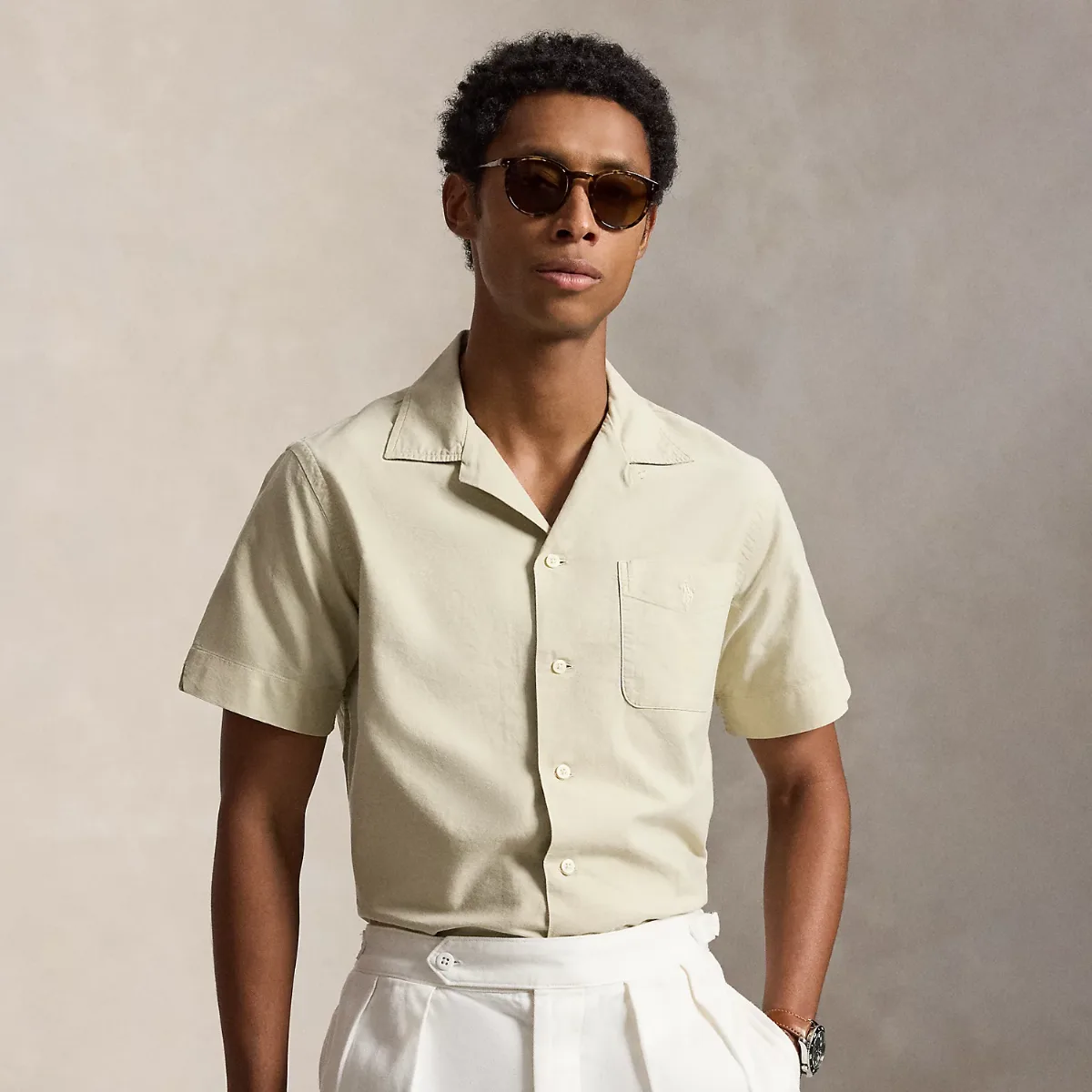 Fit Garment-Dyed Oxford Shirt by Ralph Lauren