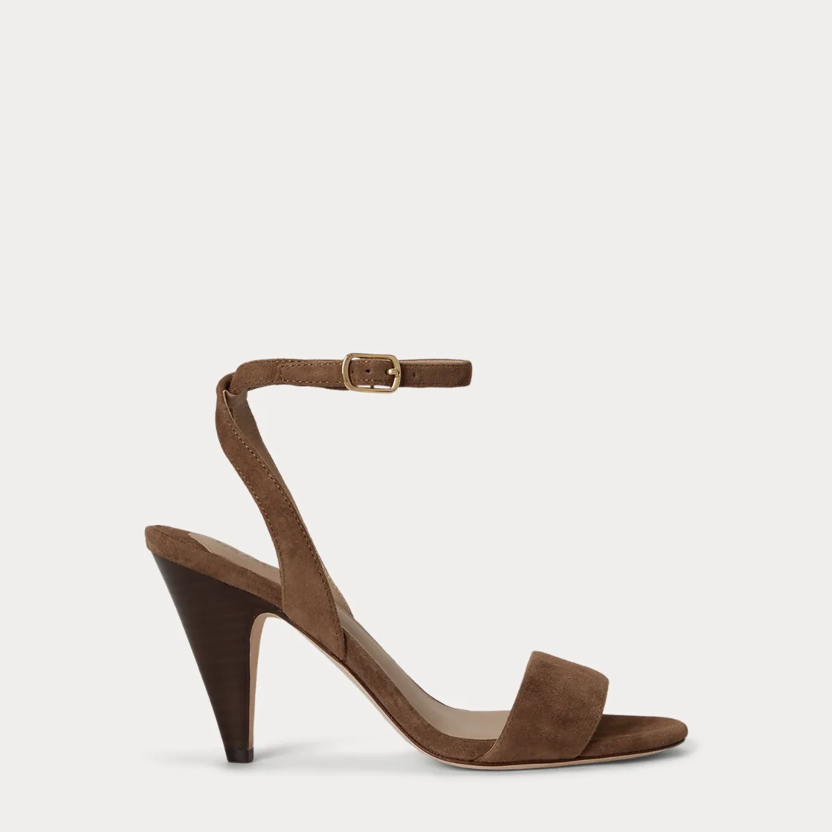 Gracy Sheep-Suede Sandal by Ralph Lauren
