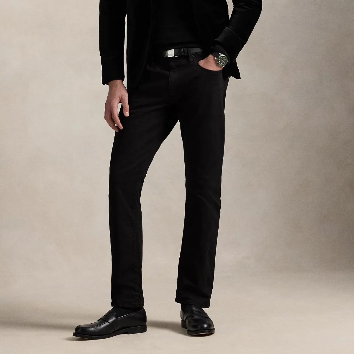 Varick Slim Straight Stretch Jean by Ralph Lauren