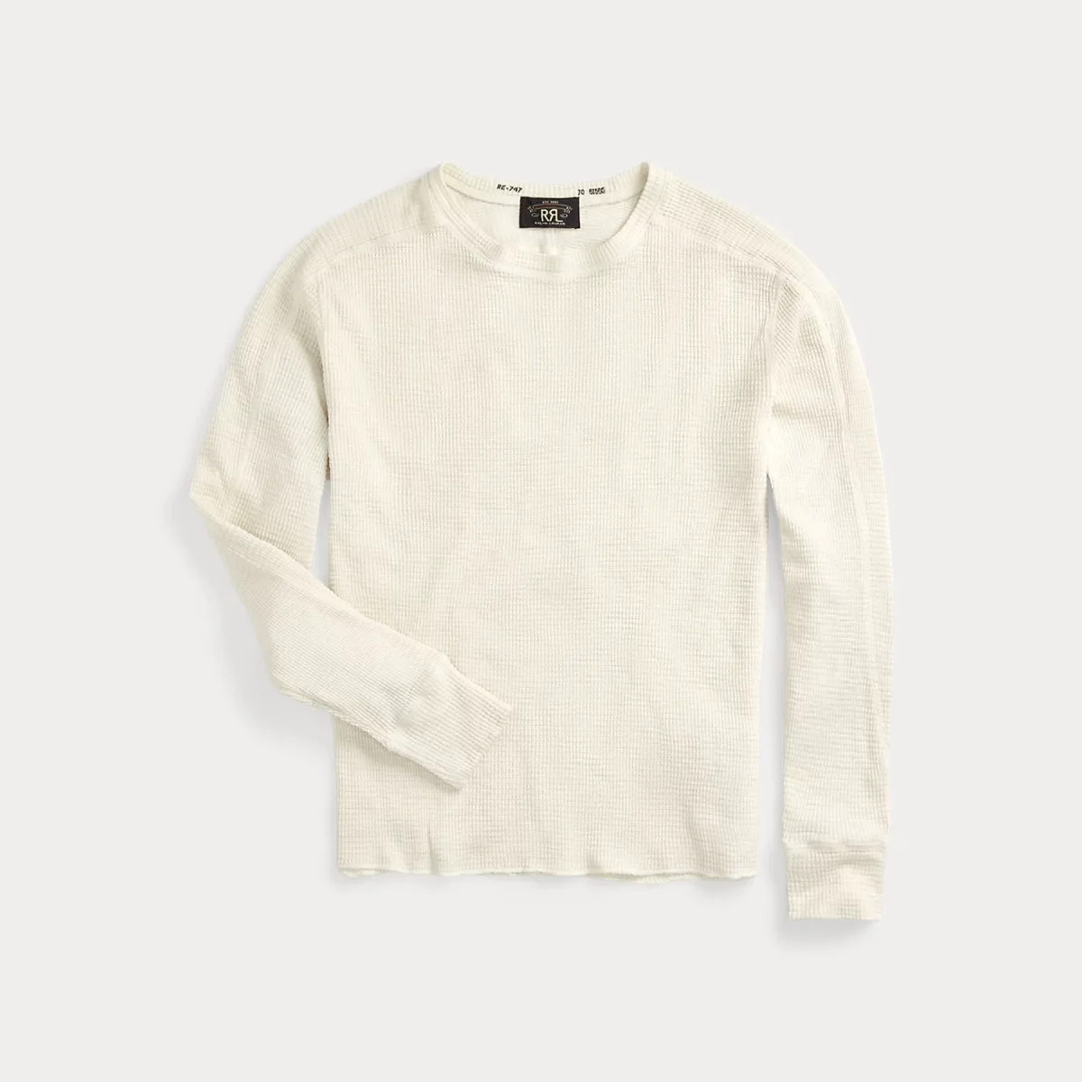 Waffle-Knit Crewneck by Ralph Lauren