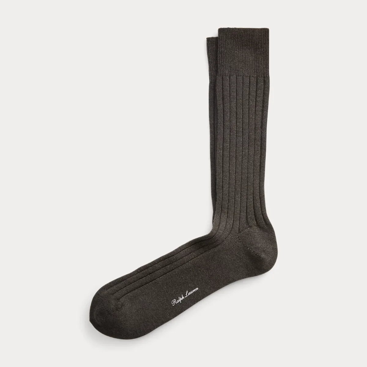 Ribbed Cashmere-Blend Dress Socks by Ralph Lauren