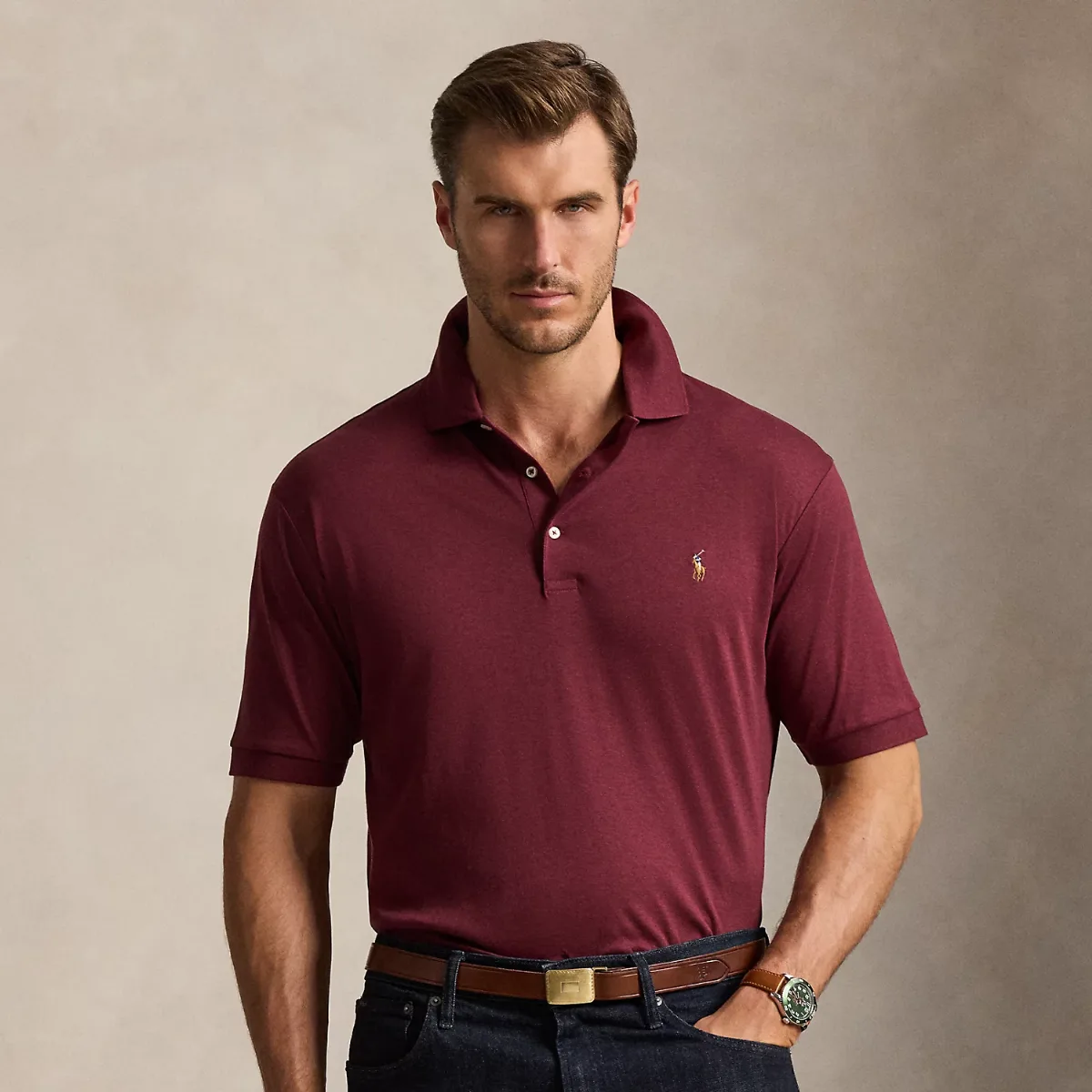 Soft Cotton Polo Shirt by Ralph Lauren