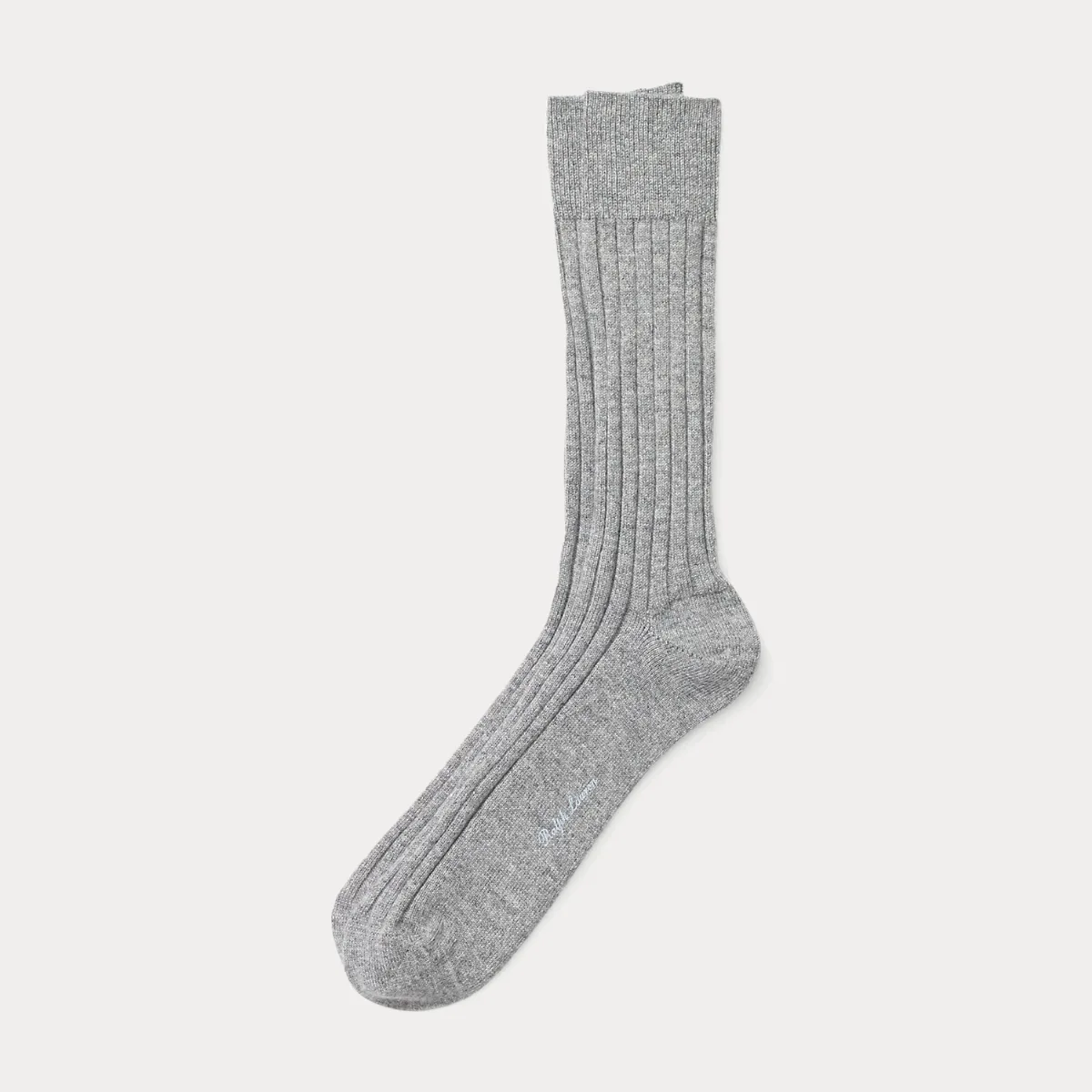 Rib-Knit Cashmere Sock