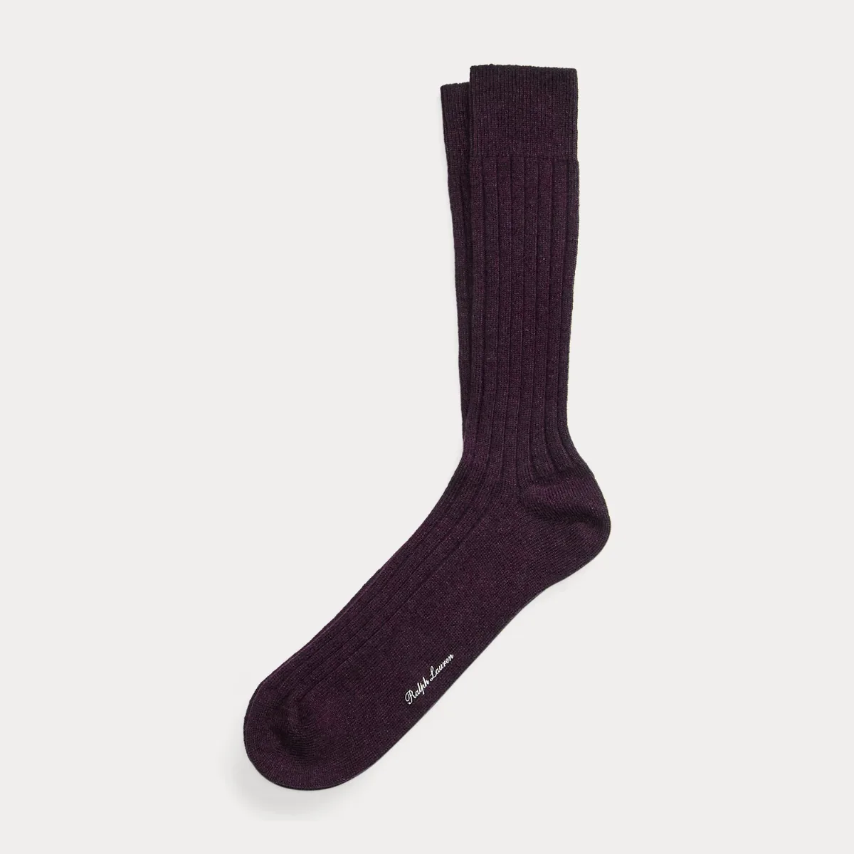 Ribbed Cashmere-Blend Dress Socks by Ralph Lauren
