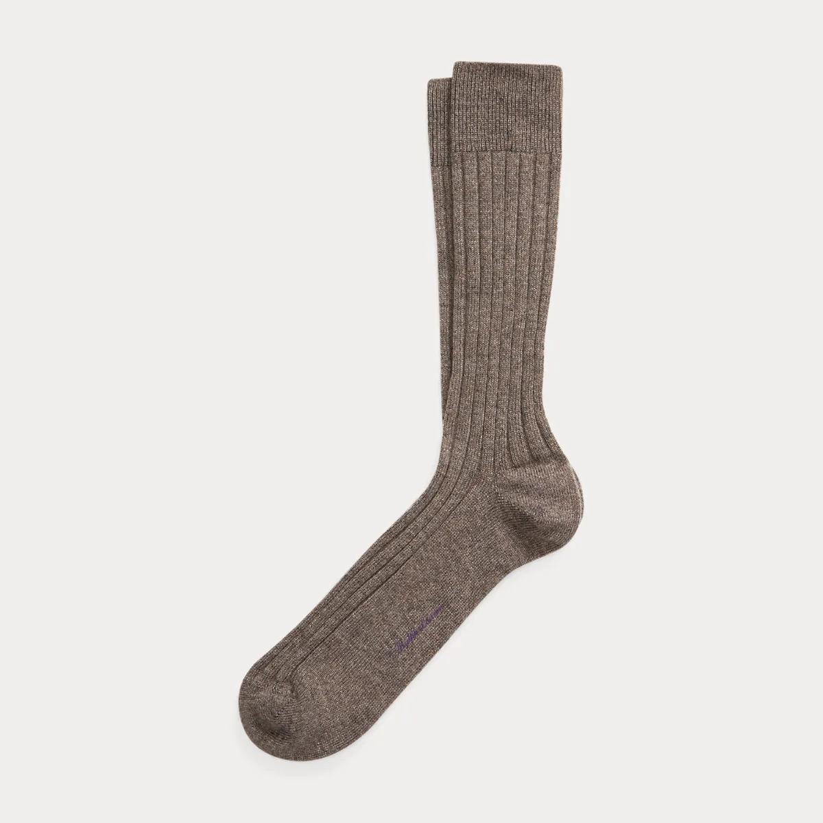 Ribbed Cashmere-Blend Dress Socks by Ralph Lauren