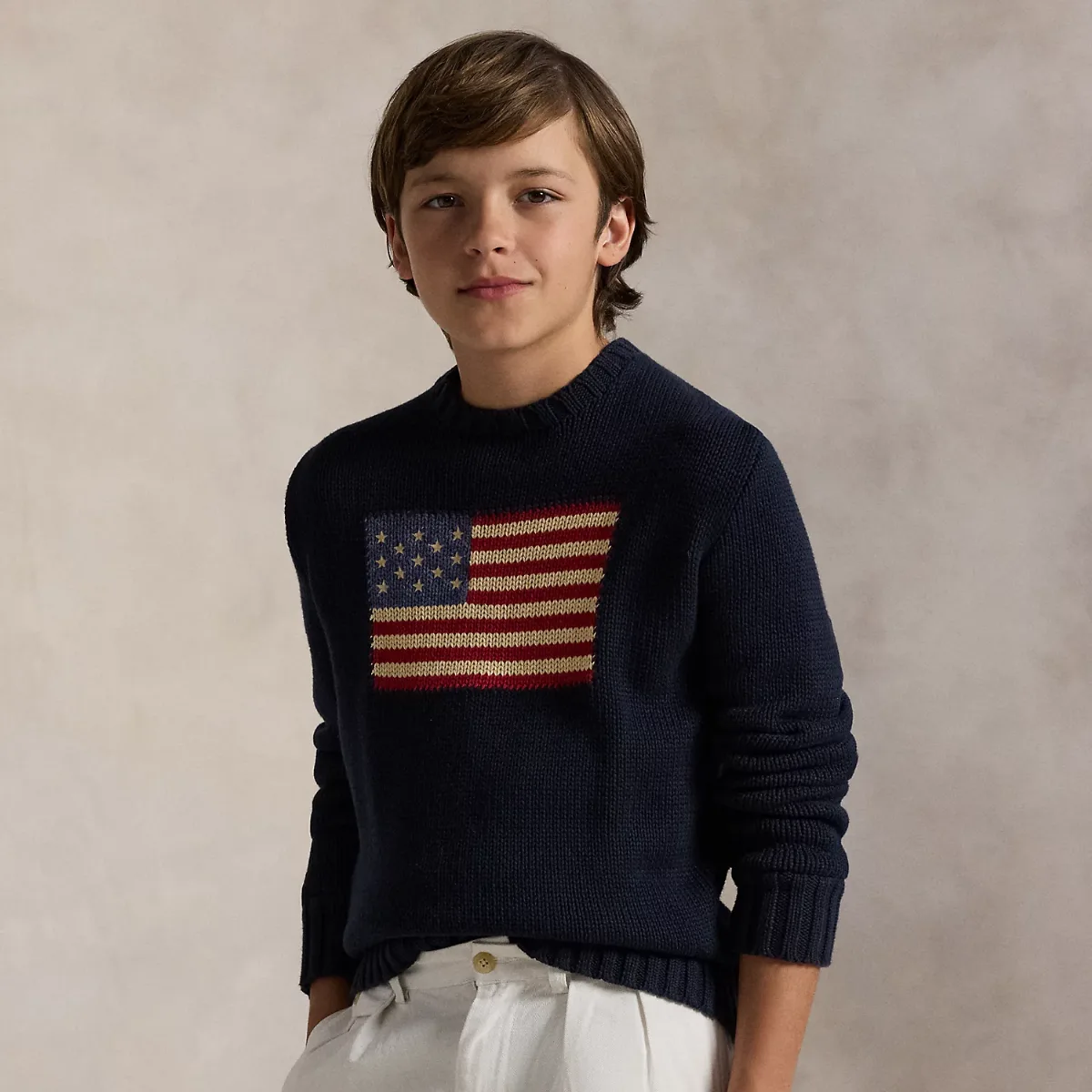 The Iconic Flag Sweater by Ralph Lauren