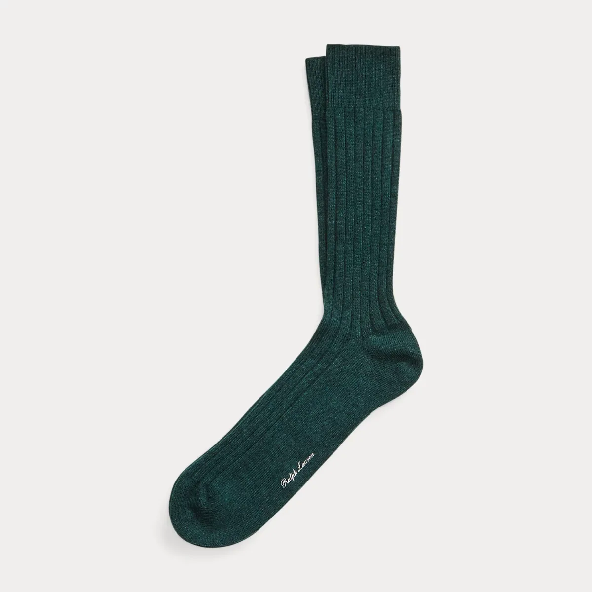 Ribbed Cashmere-Blend Dress Socks by Ralph Lauren