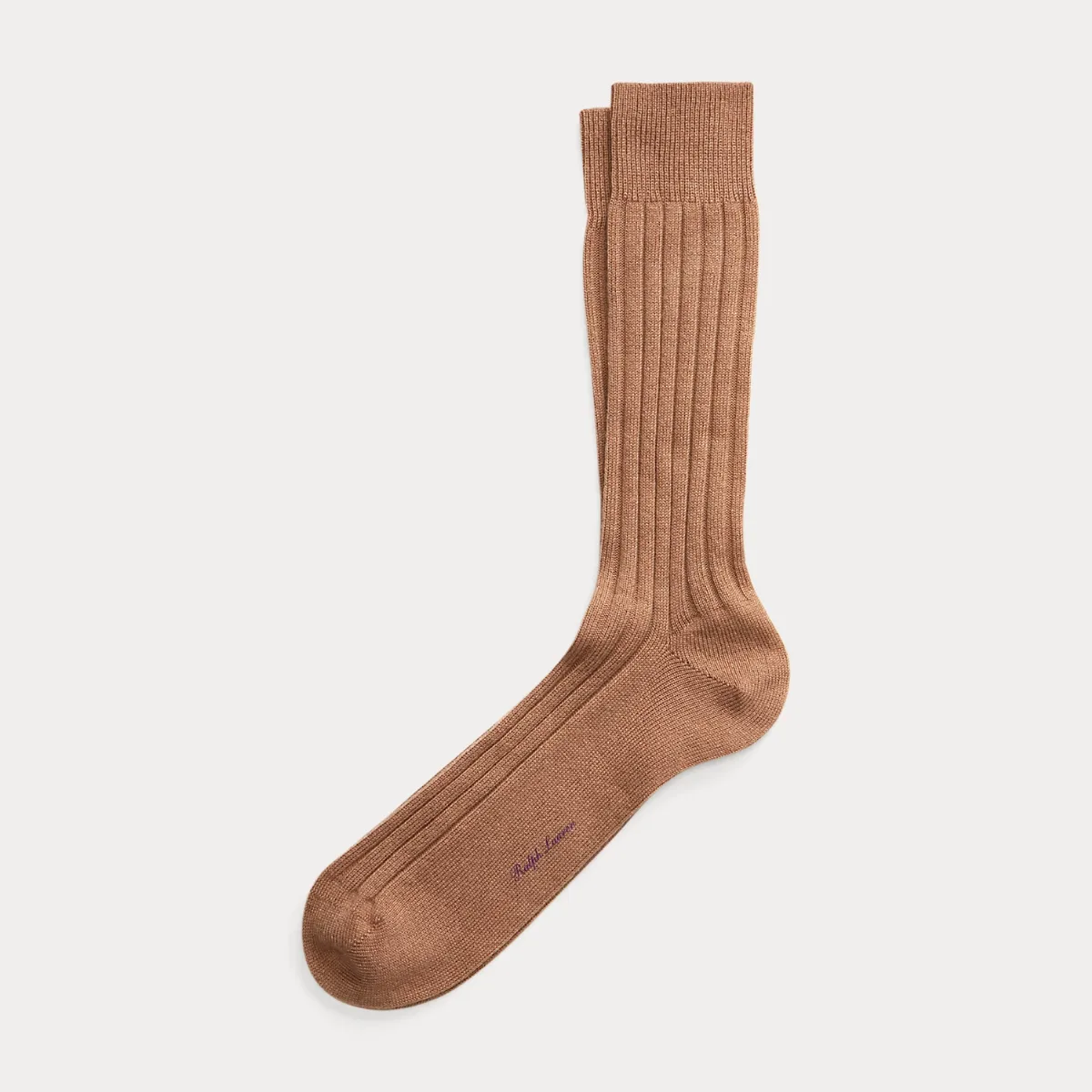 Ribbed Cashmere-Blend Dress Socks by Ralph Lauren