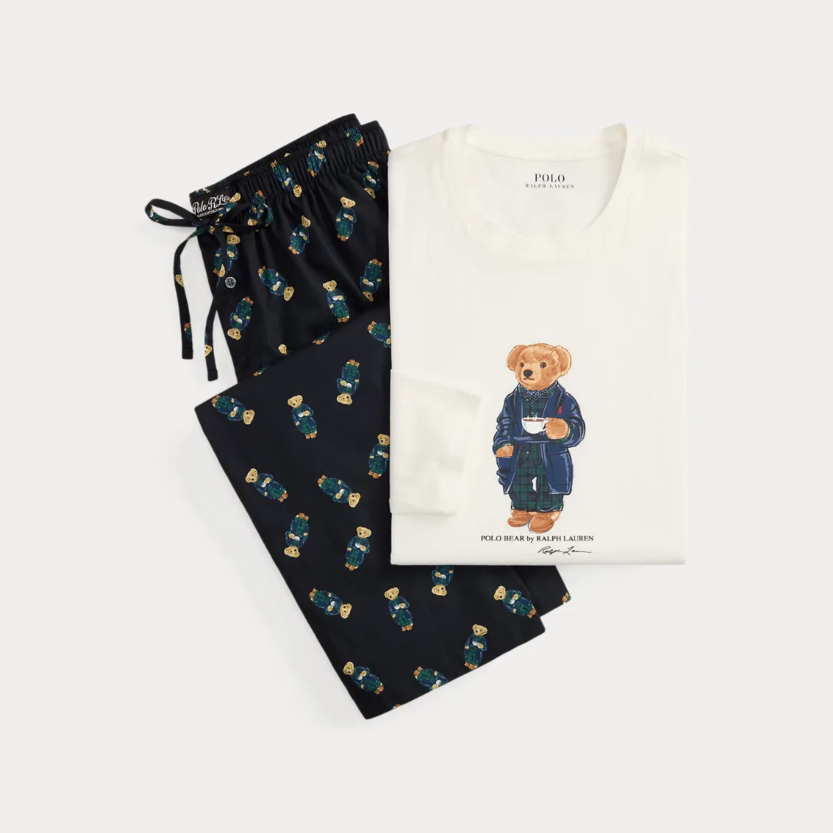 Bear Cotton Sleep Set by Ralph Lauren
