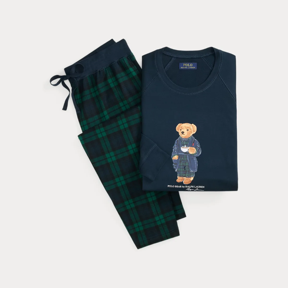 Polo Bear Terry Sleep Set by Ralph Lauren