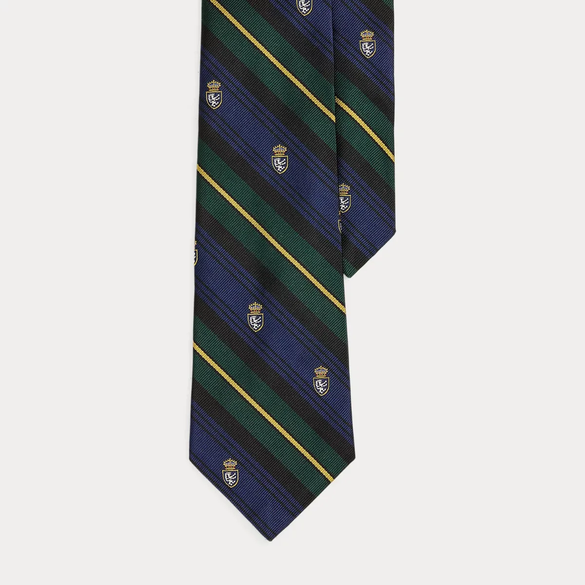 Striped Silk Repp Club Tie by Ralph Lauren