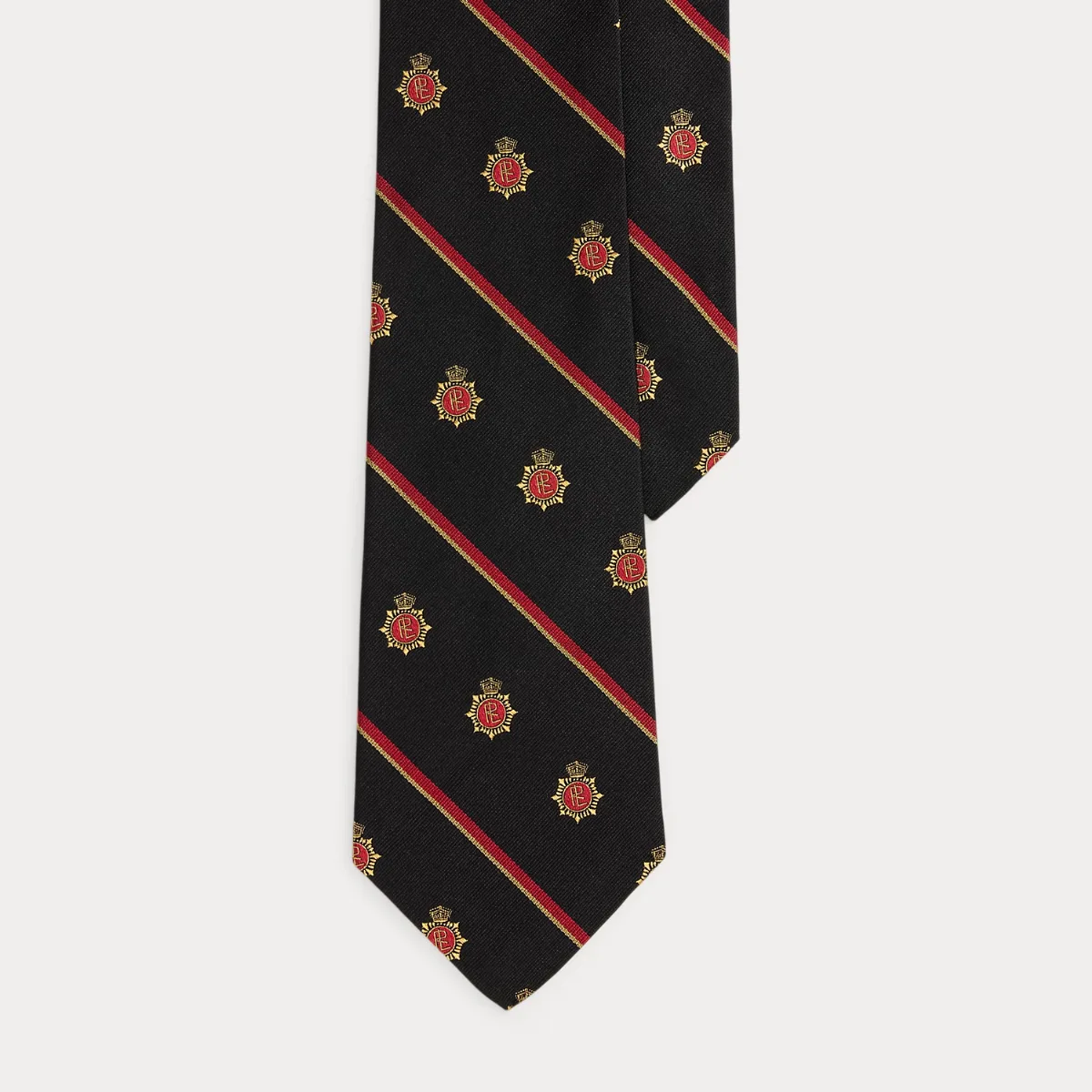 Striped Silk Club Tie by Ralph Lauren