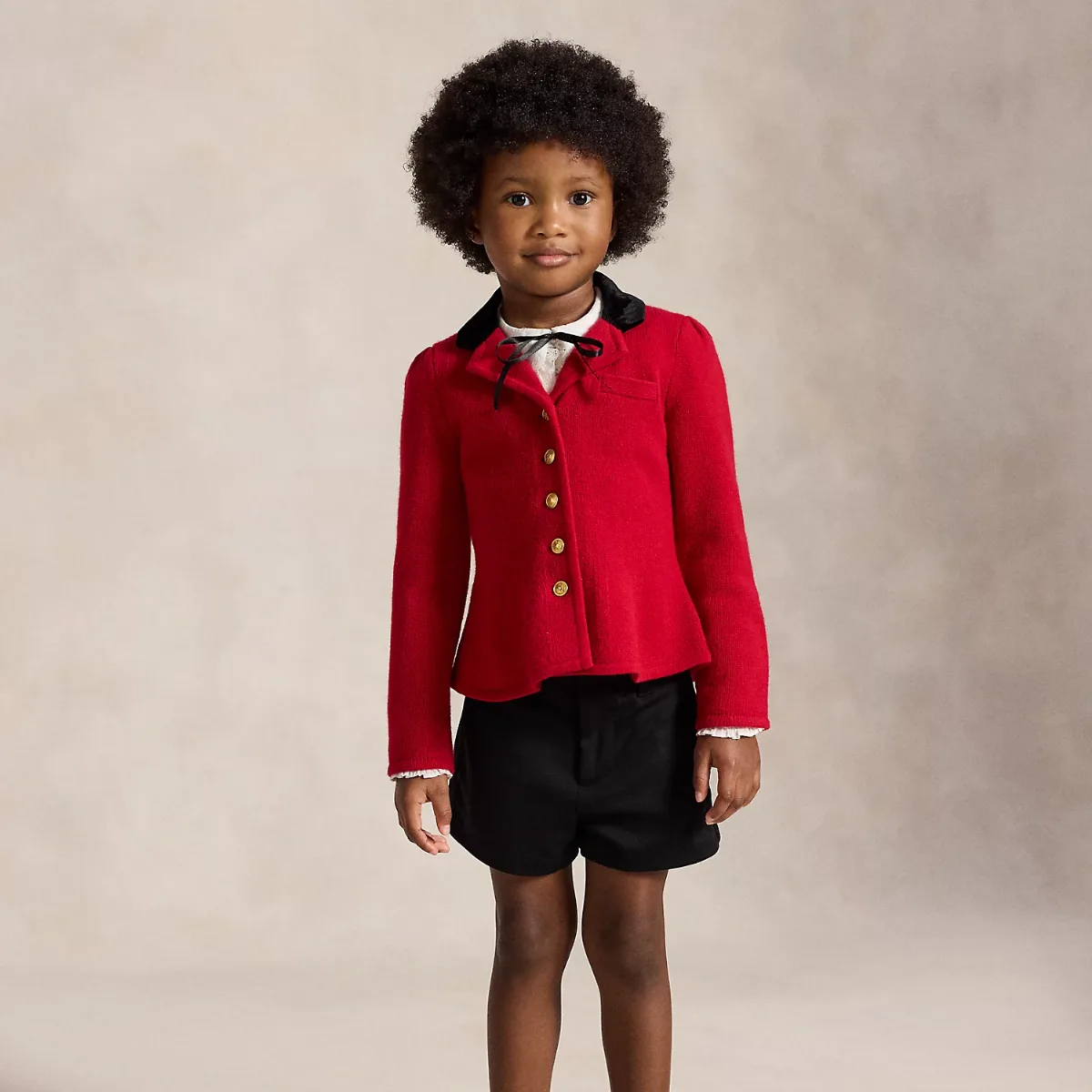 Satin-Trim Tuxedo Short by Ralph Lauren